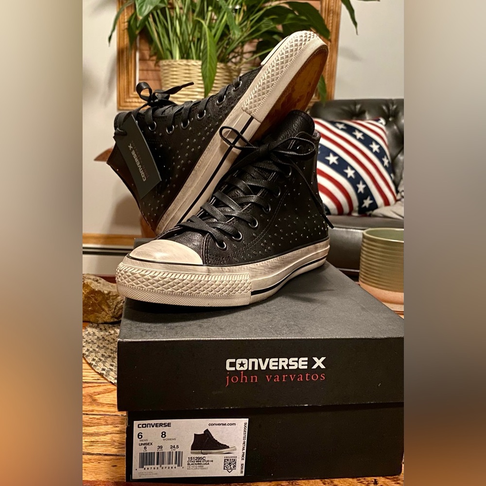 NIB $250 Converse by John Varvatos CTAS Mini Stud.